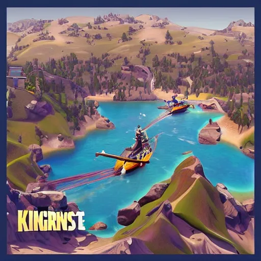 Prompt: “King’s landing, Fortnite theme, digital art, award winning”