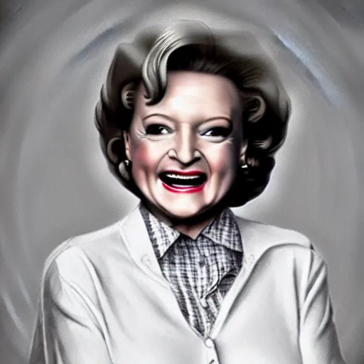 Prompt: ( betty white ) as a robot