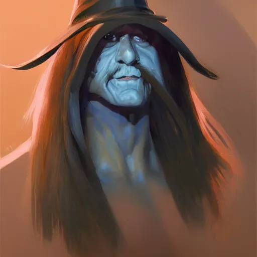 Prompt: greg manchess portrait painting of cousin itt from addams family as overwatch character, medium shot, asymmetrical, profile picture, organic painting, sunny day, matte painting, bold shapes, hard edges, street art, trending on artstation, by huang guangjian and gil elvgren and brom