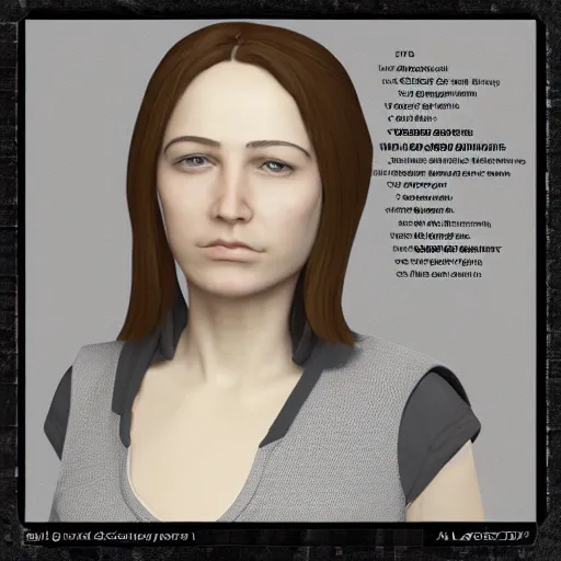 Image similar to A 3d model of female protagonist by Leticia Gillett