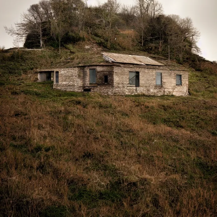 Image similar to a building in a landscape, trending on 5 0 0 px