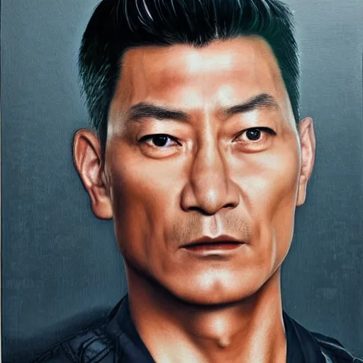 Image similar to selfie photo,actor andy lau , photorealistic, hyperrealism, hyperrealistic, highly detailed