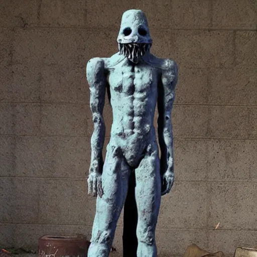 SCP-173 - The Sculpture - The Original by Sarwet46-And-SCP on