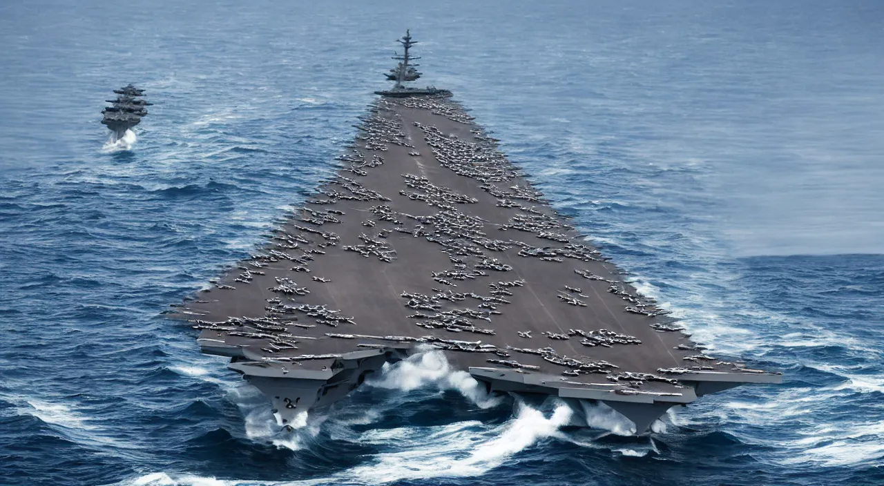 Image similar to us marines portrait in aircraft carrier, navy fleet, blue sky, high waves, highly detailed, by jimmy nelson