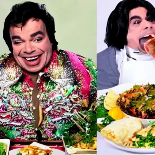 Prompt: juan gabriel mukbang