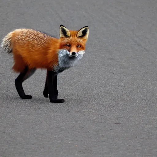 Prompt: fox in stray game