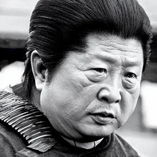 Prompt: sammo hung as samurai, an film, cinema, best scene