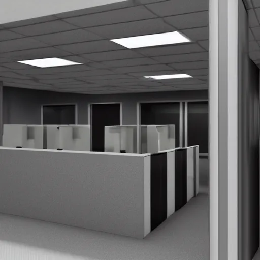 Image similar to a dark security office ( photo - realistic )