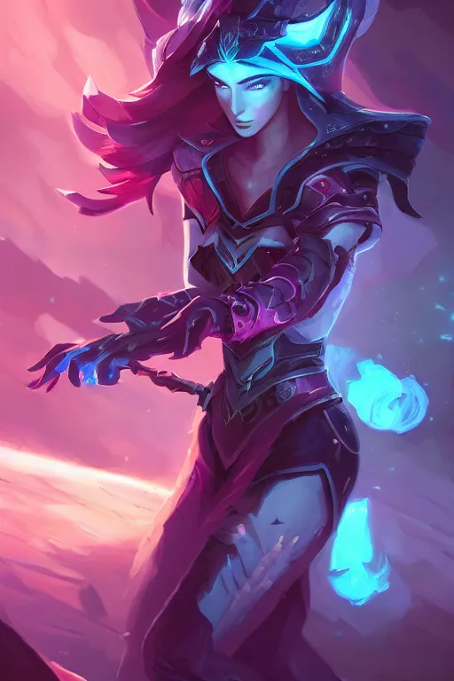 Prompt: lissandra league of legends wild rift hero champions arcane fantasy digital painting bioluminance alena aenami artworks in 4 k design by lois van baarle by sung choi by john kirby artgerm and greg rutkowski and magali villeneuve tank support marksman mage fighter assassin,