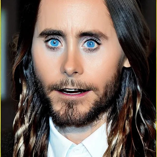 Image similar to Jared leto when it's morbin time