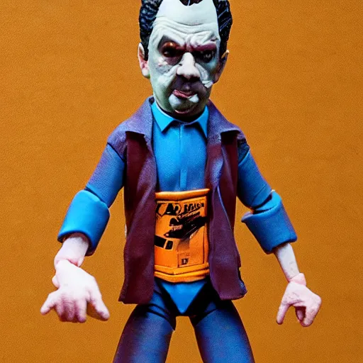 Image similar to francis bacon stop motion vinyl action figure, plastic, toy, butcher billy style