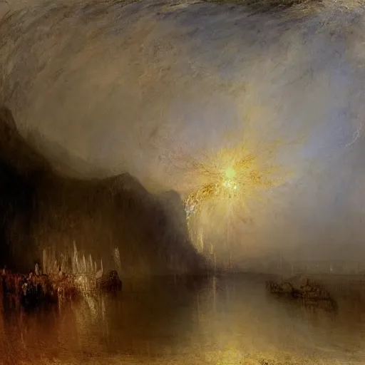 Prompt: an artwork by william turner