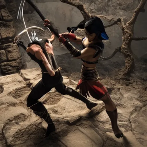 Mortal Kombat 11 - Mileena Vs Baraka (Very Hard) 