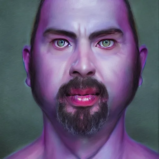 Image similar to the hyper - realistic portrait of god of dreams