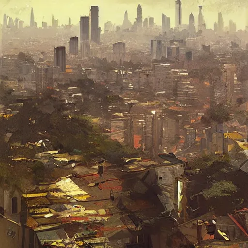 Prompt: São Paulo painted by Greg Rutkowski