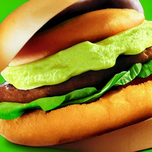 Image similar to nickado avacado eating mcdonalds fried