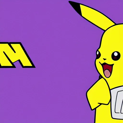 Image similar to pikachu in a hazmat suit, cartoon, thick lines