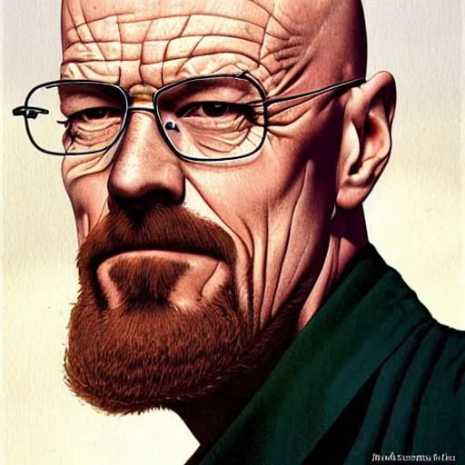 Image similar to walter white, gerald brom