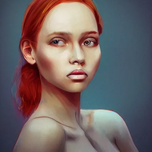 Image similar to andrew tate as a beautiful young woman, cute, trending on artstation, behance hd