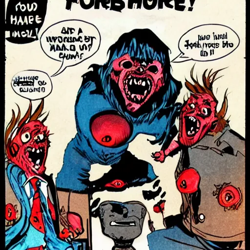 Image similar to horror comic