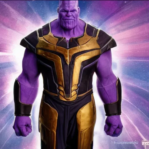 Image similar to thanos, purple skin, josh brolin, clerical clothes, full body shot, realistic, highly detailed