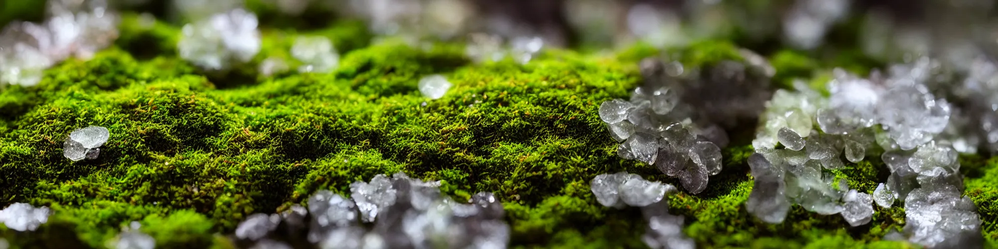 Image similar to moss terrarium, georgia o'keeffe, beautiful, bokeh