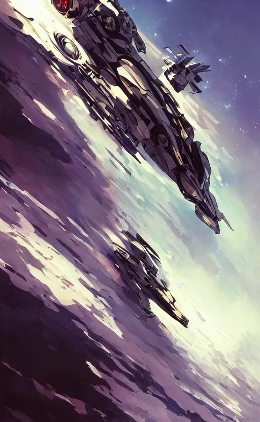 Prompt: a beautiful artwork illustration, spaceship hyperdrive speed, high contrast, high contrast, high contrast, high saturation, by Greg Rutkowski and Jesper Ejsing and Raymond Swanland, featured on artstation, wide angle, vertical orientation