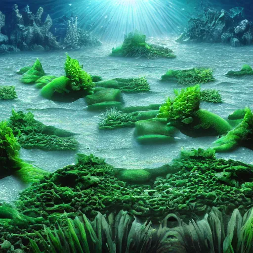 Image similar to underwater emerald city, photorealistic, detailed