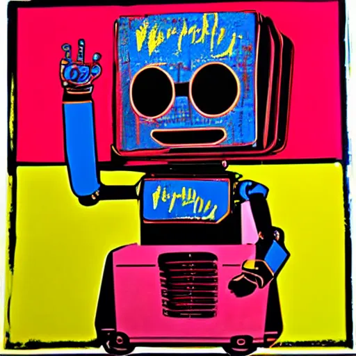 Image similar to Warhol Robot
