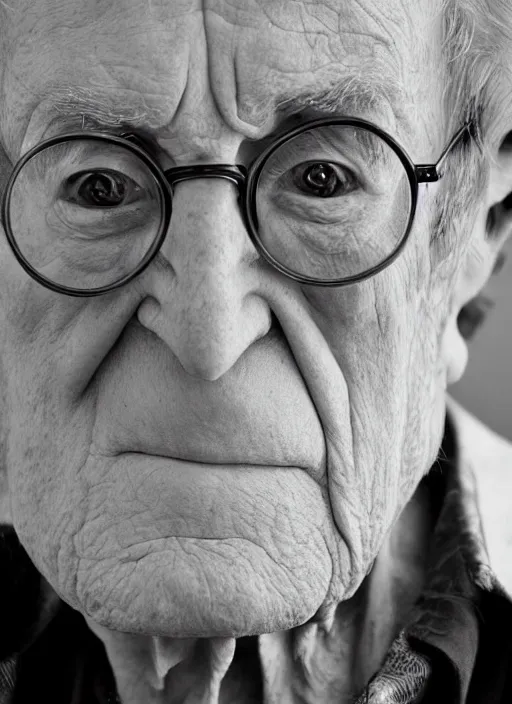 Prompt: DSLR photo portrait still of 81 year old age 81 John Lennon at age 81!!!, 85mm f1.8