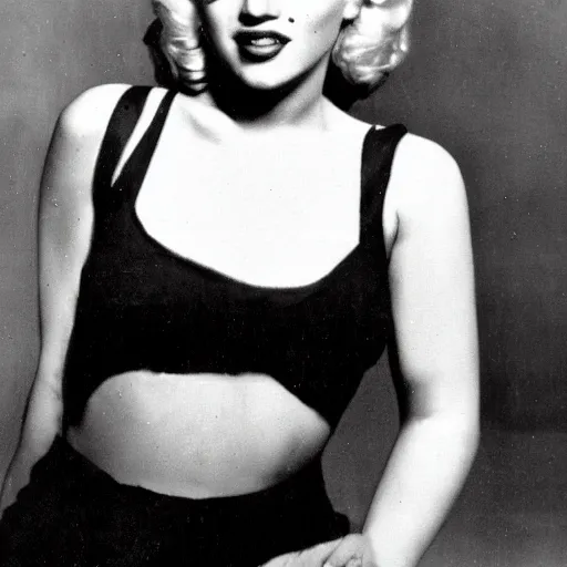 Image similar to a photo of young marilyn monroe