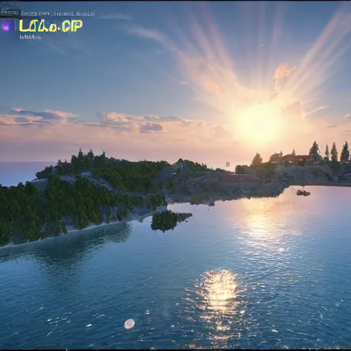 Image similar to lviv island on the sea, 8 k ultra realistic, lens flare, atmosphere, glow, detailed, intricate, full of colour, led lighting, 4 k, hyperrealistic, focused, extreme details, unreal engine 5, masterpiece