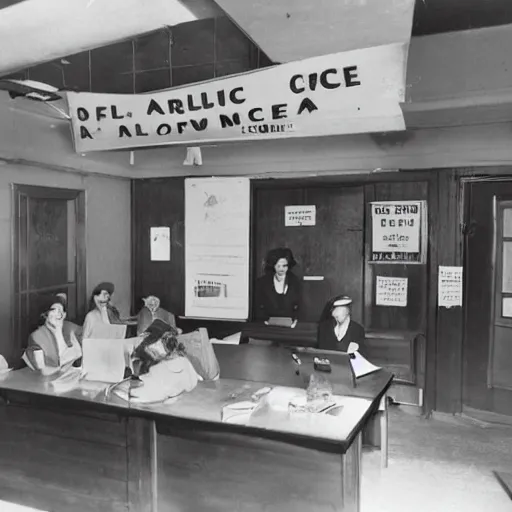 Image similar to a detective office in 1 9 4 0 s los angeles