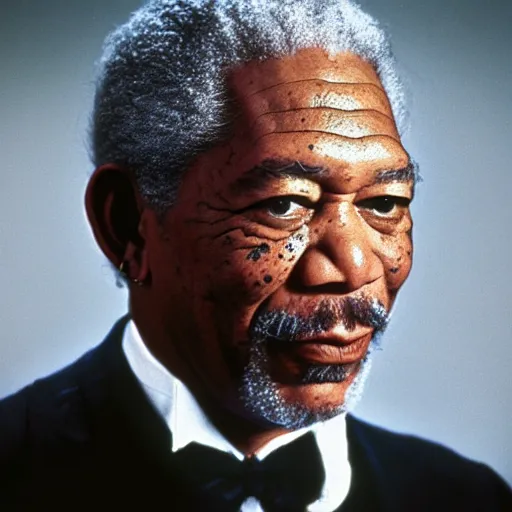 Image similar to Morgan Freeman from the GodFather (1980), 8k photography