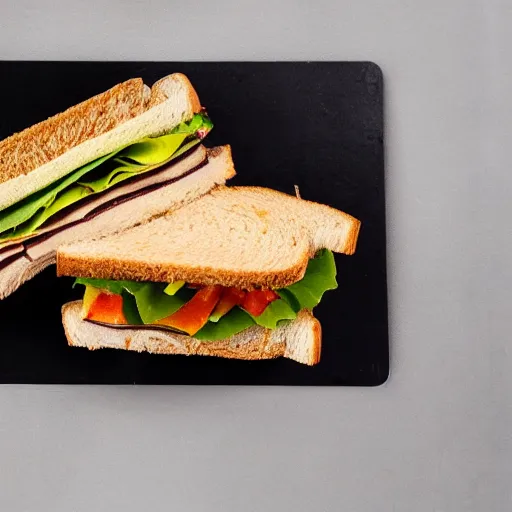 Image similar to sandwich of led lights with seitan and cheddar, studio photo, amazing light