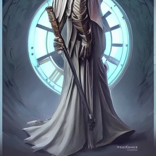 Image similar to amazing lifelike award winning clockwork grim reaper trending on art station artgerm greg rutowski alpgonse mucha cinematic