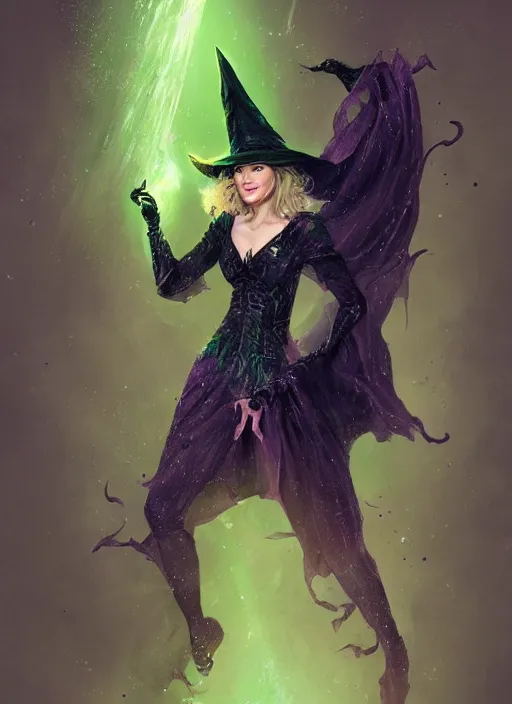 Prompt: beautiful female wicked witch, cate blanchett as the wicked witch of the west, full body character concept, armor, super powers, fantasy, intricate, elegant, highly detailed, digital painting, artstation, concept art, shining, sharp focus, illustration, art by stanley lau