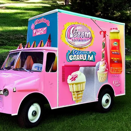 Image similar to ice cream truck menu for adults