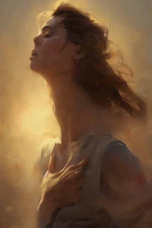 Prompt: freedom heart, oil painting, sunlit, paint texture, digital painting, highly detailed, artstation, sharp focus, illustration, concept art, ruan jia, charlie bowater, tom bagshaw, norman rockwell