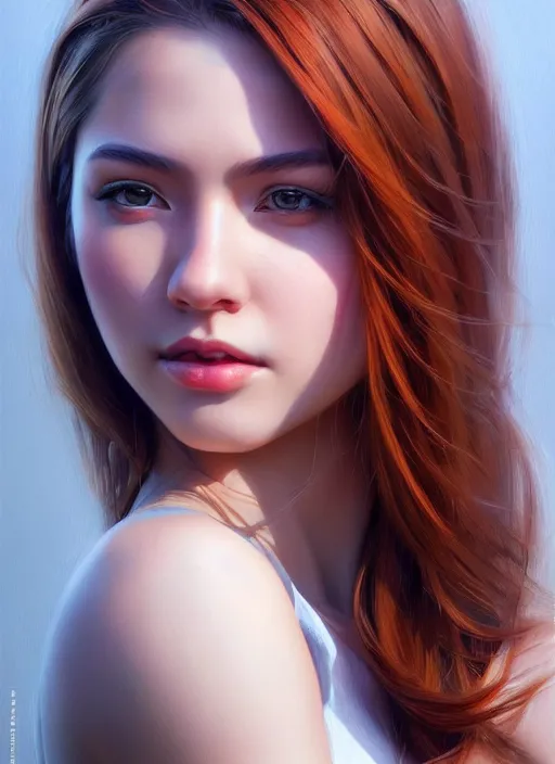 Image similar to photo of a gorgeous young woman in the style of stefan kostic, realistic, sharp focus, 8k high definition, insanely detailed, intricate, elegant, art by stanley lau and artgerm