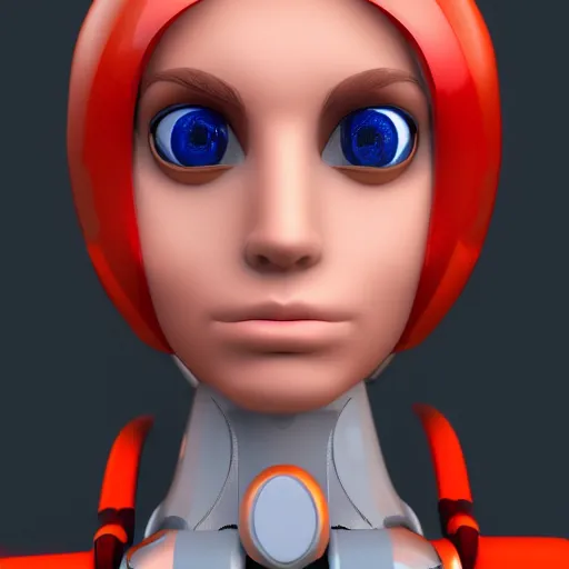 Prompt: showcase of a new female robot companion modeled after female mario, 4k, realistic, unreal engine render, trending in artstation, artstationHD, artstationHQ