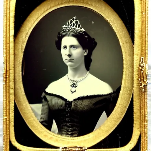 Image similar to photo of a beautiful and elegant 3 1 year old german queen, circa 1 8 6 5