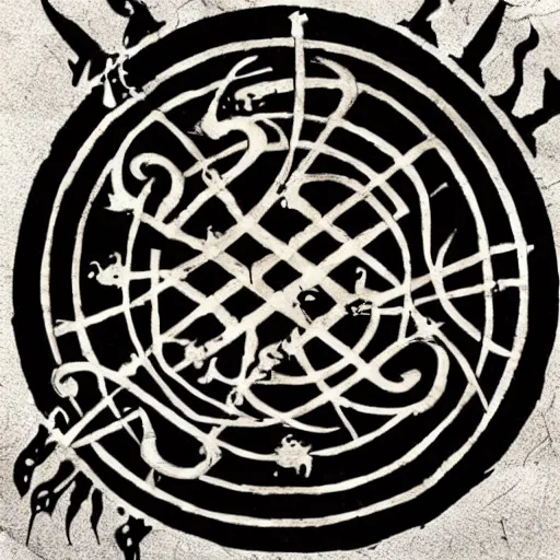 Image similar to sigil demon summoning