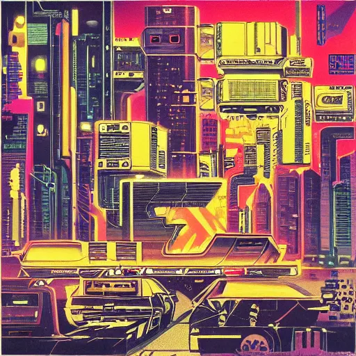 Image similar to cyberpunk tautological | album artwork, used lp ( 1 9 8 6 )