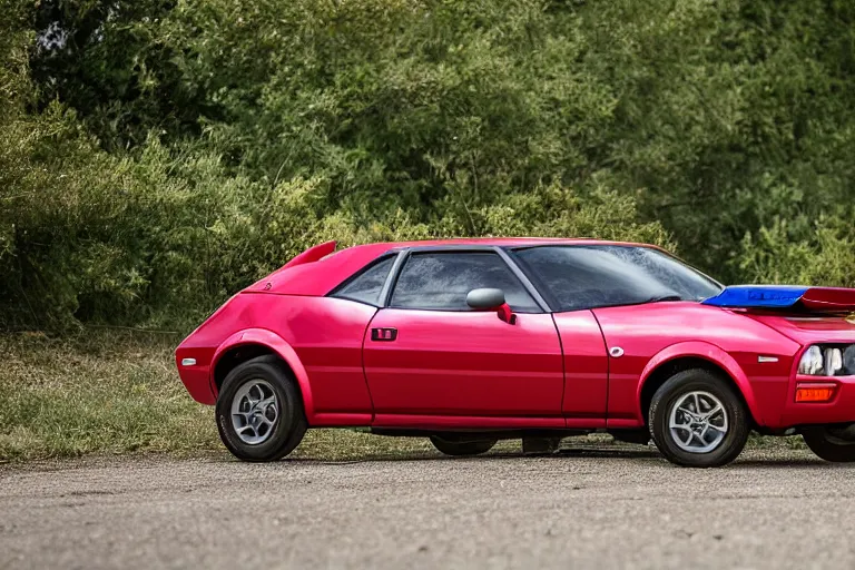 Prompt: 2005 AMC AMX/3 Gremlin, XF IQ4, 150MP, 50mm, F1.4, ISO 200, 1/160s, natural light, Adobe Photoshop, Adobe Lightroom, photolab, Affinity Photo, PhotoDirector 365