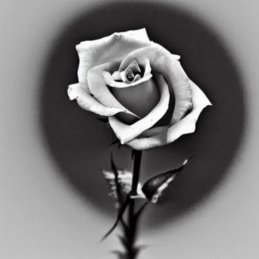 Prompt: photo of a rose by charles dickens