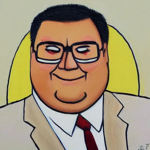 Prompt: “xi dyanasty painting of Peter Griffin”