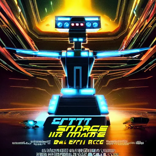 Image similar to 3 d rendered movie still shiny pearlescent robots ( ( cat ) ) in epic space battles and disco dance contests, they vacation on saturn. science fiction blockbuster movie, imax 7 0 mm. bladerunner, wall - e