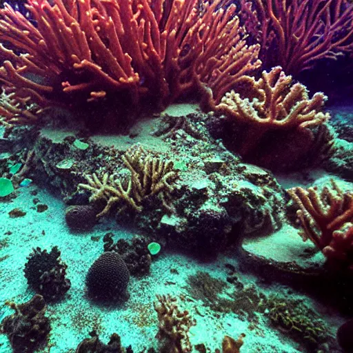 Image similar to underwater coral bed