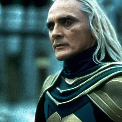 Image similar to still of terence stamp as loki in thor ( 1 9 7 5 )